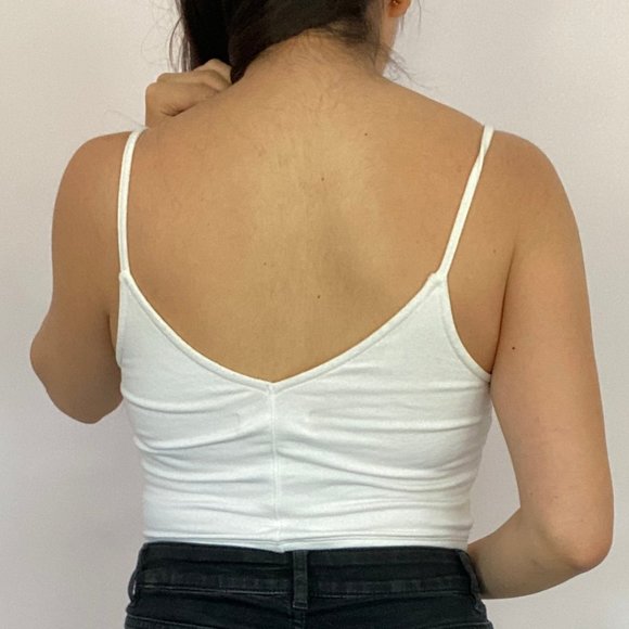 White Crop Top - Picture 3 of 3